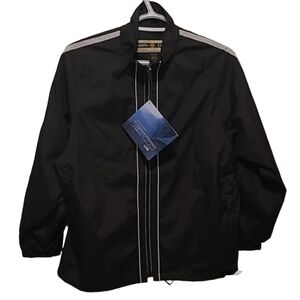 North End Techno Lite Black Youth Jacket Size L/G